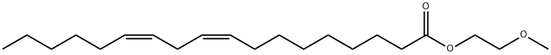 2-methoxyethyl (9Z,12Z)-octadeca-9,12-dienoate Struktur