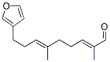 9-(3-フリル)-2,6-ジメチル-2,6-ノナジエナール 化学構造式
