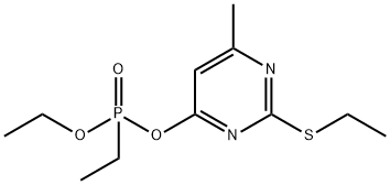 Ethylphosphonic acid ethyl 2-(ethylthio)-6-methyl-4-pyrimidinyl ester|