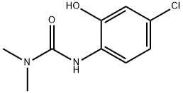 N',N'-ジメチル-N-(4-クロロ-2-ヒドロキシフェニル)尿素 化学構造式