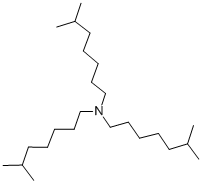 トリイソオクチルアミン 化学構造式