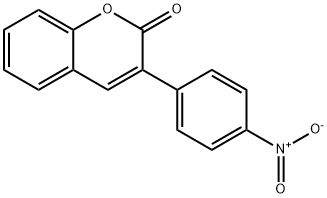 2H-1-Benzopyran-2-one,3-(4-nitrophenyl)-,2555-25-1,结构式