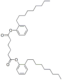 bis(nonylphenyl) adipate Structure
