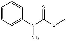 2-Phenyldithiocarbazic acid methyl ester Struktur
