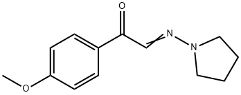 4'-Methoxy-α-(1-pyrrolidinylimino)acetophenone 结构式