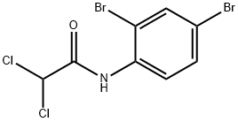 2',4'-Dibromo-2,2-dichloroacetanilide Struktur