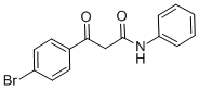 4-BROMO-BETA-OXO-N-PHENYL-BENZENEPROPANAMIDE 化学構造式
