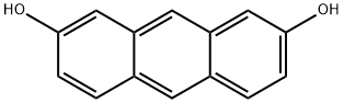 2,7-アントラセンジオール 化学構造式