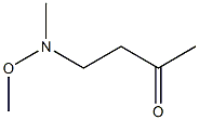 2-Butanone, 4-(methoxymethylamino)- (9CI) Structure