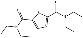N,N,N',N'-Tetraethylthiophene-2,5-dicarboxaMide Structure