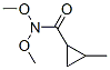 Cyclopropanecarboxamide, N,N-dimethoxy-2-methyl- (9CI) Structure
