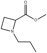 2-Azetidinecarboxylicacid,1-propyl-,methylester(9CI) Structure