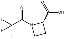 2-Azetidinecarboxylic acid, 1-(trifluoroacetyl)-, (2S)- (9CI) 结构式