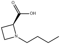 2-Azetidinecarboxylicacid,1-butyl-,(2S)-(9CI) Structure