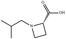 2-Azetidinecarboxylicacid,1-(2-methylpropyl)-,(2S)-(9CI) Structure