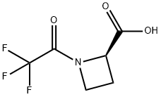 2-Azetidinecarboxylic acid, 1-(trifluoroacetyl)-, (2R)- (9CI) Structure