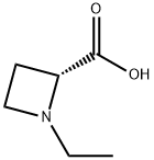 2-Azetidinecarboxylicacid,1-ethyl-,(2R)-(9CI),255883-22-8,结构式