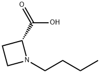 2-Azetidinecarboxylicacid,1-butyl-,(2R)-(9CI) 结构式