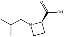 2-Azetidinecarboxylicacid,1-(2-methylpropyl)-,(2R)-(9CI) Structure