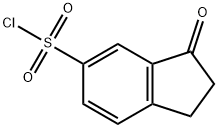 3-Oxo-5-indanesulfonoyl chloride 结构式