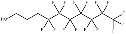 4,4,5,5,6,6,7,7,8,8,9,9,10,10,10-十五氟癸烷-1-醇, 25600-66-2, 结构式