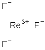 レニウム(III)トリフルオリド 化学構造式