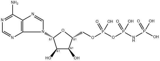 腺苷5′-(Β,Γ-酰亚胺)三磷酸盐 锂盐 水合物,25612-73-1,结构式