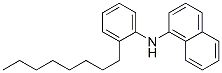 N-(辛基苯基)-1-萘胺, 25619-54-9, 结构式