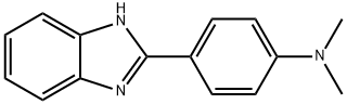2-(P-N,N-DIMETHYLAMINOPHENYL)-1H-BENZOIMIDAZOLE 结构式