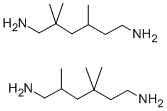 1,6-DIAMINO-2,2,4(2,4,4)-TRIMETHYLHEXANE Struktur