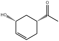 Ethanone, 1-[(1R,5R)-5-hydroxy-3-cyclohexen-1-yl]- (9CI) Struktur