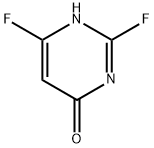 4(1H)-Pyrimidinone, 2,6-difluoro- (9CI) Struktur