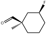 사이클로헥산카복스알데하이드,3-플루오로-1-메틸-,(1R,3S)-(9CI)