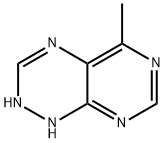 Pyrimido[5,4-e]-as-triazine, 1,2-dihydro-5-methyl- (7CI,8CI) 化学構造式