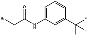 3-三氟甲基苯基溴代乙酰胺 结构式