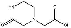 (3-氧代哌嗪-1-基)乙酸, 25629-32-7, 结构式