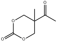 1,3-Dioxan-2-one, 5-acetyl-5-methyl- (9CI) Struktur
