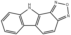 10H-1,2,5-OXADIAZOLO[3,4-A]CARBAZOLE 结构式