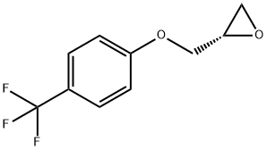 (S)-2-((4-(三氟甲基)苯氧基)甲基)环氧乙烷, 256372-58-4, 结构式
