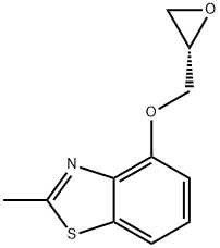 Benzothiazole, 2-methyl-4-[(2S)-oxiranylmethoxy]- (9CI),256373-26-9,结构式