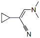 Cyclopropaneacetonitrile, alpha-[(dimethylamino)methylene]- (9CI) Structure