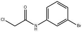 N-(3-溴苯基)-2-氯-乙酰胺, 2564-03-6, 结构式
