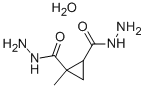 1-METHYLCYCLOPROPANE-1,2-DICARBOHYDRAZIDE HYDRATE Struktur