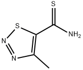 4-甲基-1,2,3-噻二唑-5-碳硫酰胺, 256420-27-6, 结构式