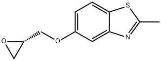 Benzothiazole, 2-methyl-5-[(2S)-oxiranylmethoxy]- (9CI) Structure