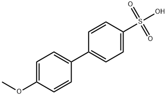 4'-METHOXY-4-BIPHENYLSULFONIC ACID Structure