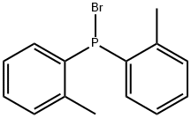 Di-(o-tolyl)phosphinbromid Struktur