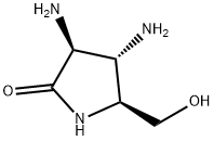 2-Pyrrolidinone, 3,4-diamino-5-(hydroxymethyl)-, (3S,4S,5S)- (9CI) 化学構造式