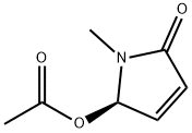 2H-Pyrrol-2-one,5-(acetyloxy)-1,5-dihydro-1-methyl-,(5R)-(9CI),256458-27-2,结构式