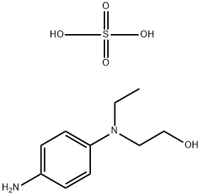 bis[(p-aminophenyl)ethyl(2-hydroxyethyl)ammonium] sulphate  Structure